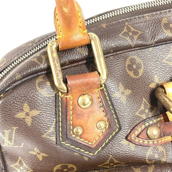 LOUIS VUITTON M95259 Monogram Elvinir Squeeze Drawstring Tote Bag Shoulder Bag - Picture 12 of 15
